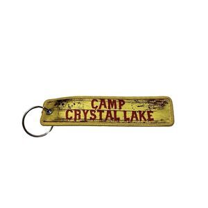 Friday the 13th Jason Vorhees Camp Crystal Lake Horror Embroidered Keychain